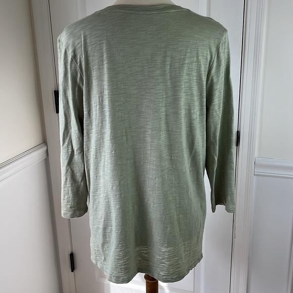 Chico’s Size 2 (Large) 3/4 Sleeve Tunic - Picture 6 of 9